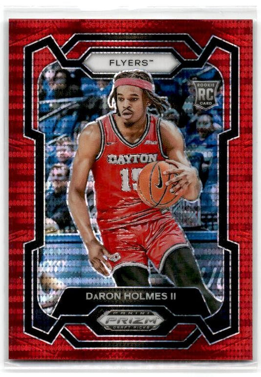 2024 Panini Prizm Draft Picks Prizms Red Pulsar #70 DaRon Holmes II /299 Nuggets