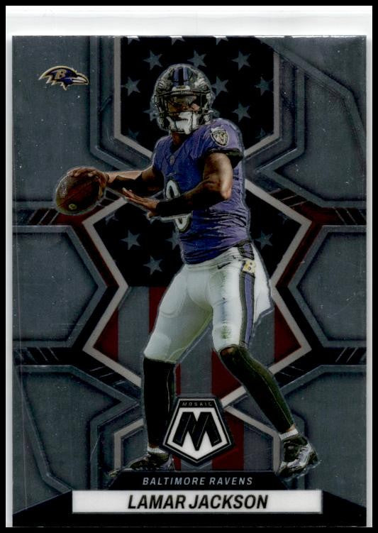2022 Panini Mosaic #259 Lamar Jackson Baltimore Ravens
