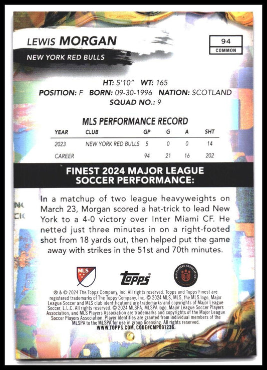 2024 Finest MLS #94 Lewis Morgan