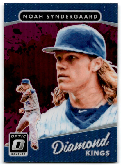 2017 Panini Donruss Optic Purple Diamond Kings Noah Syndergaard New York Mets
