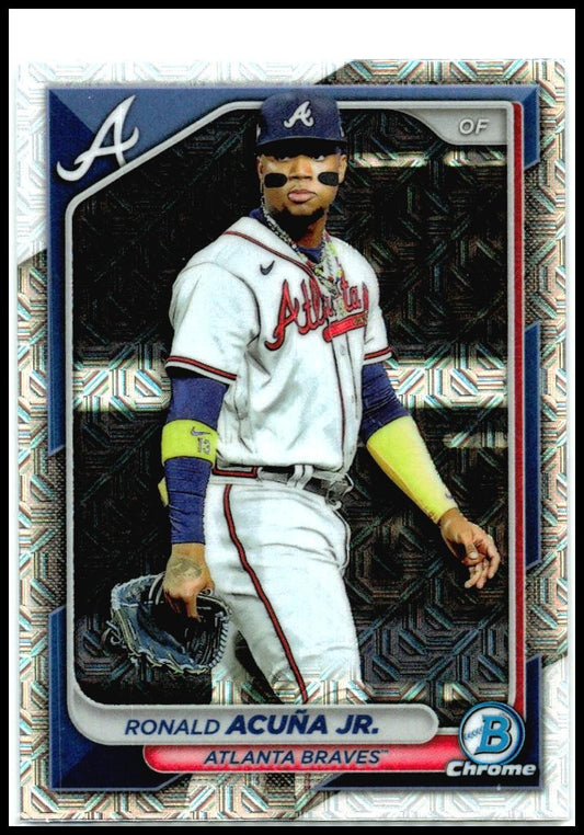 2024 Bowman Chrome Mojo Refractors #32 Ronald Acuña Jr. Atlanta Braves