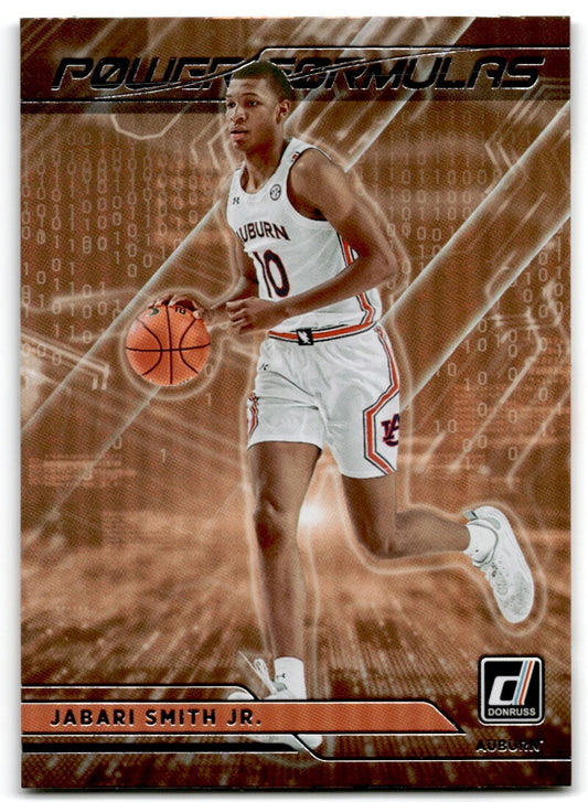 2022-23 Chroncles donruss Draft Picks Power Formulas Jabari Smith Jr Houston