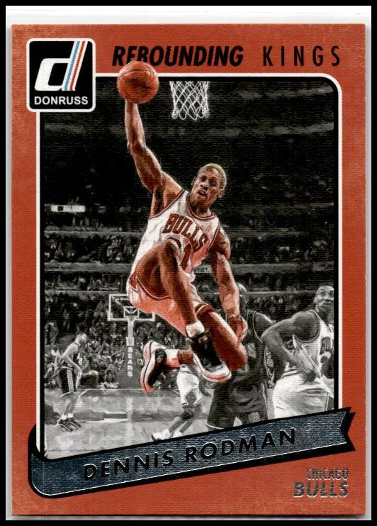 2015-16 Donruss Rebounding Kings #9 Dennis Rodman Chicago Bulls