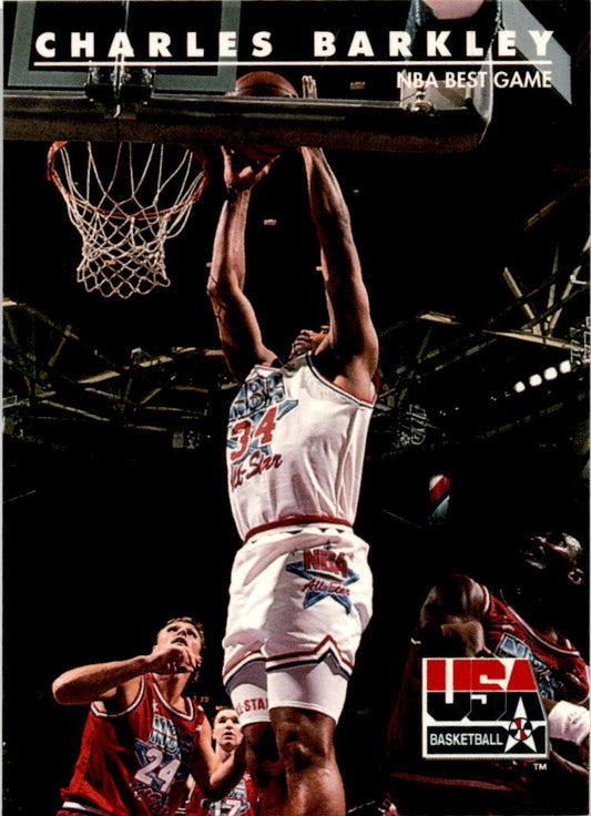 1992 SkyBox USA #4 Charles Barkley USA