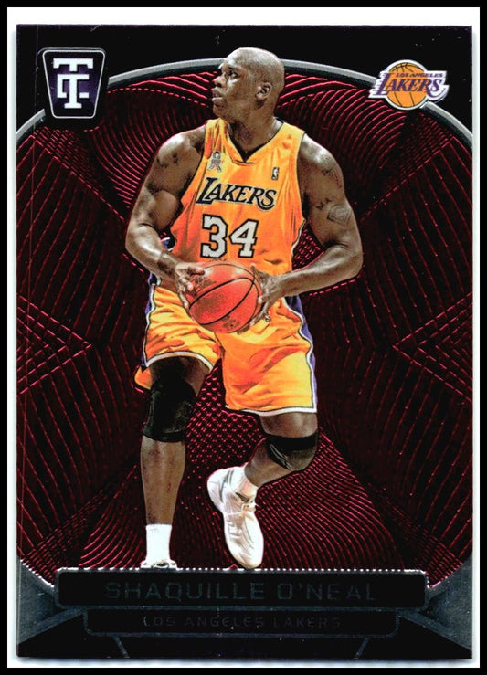 2024-25 Panini Totally Certified Mirror Maroon #181 Shaquille O'Neal Lakers