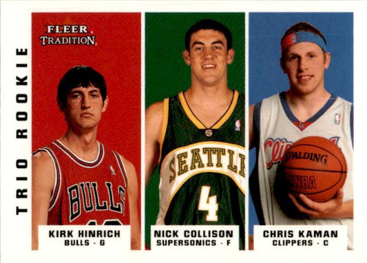2003-04 Fleer Tradition Draft Day Rookie #293 Kirk Hinrich / Collison / Kaman