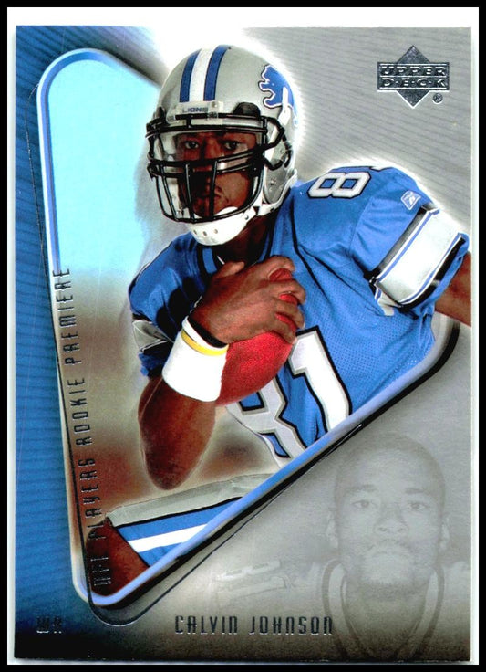 2007 Upper Deck Rookie Premiere Box Set #15 Calvin Johnson Detroit Lions