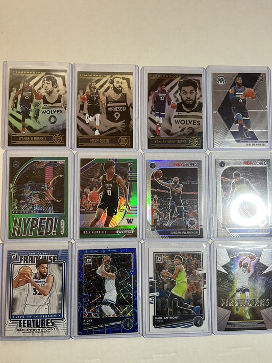 12 Assorted Minnesota Timberwolves! Check it Out!!