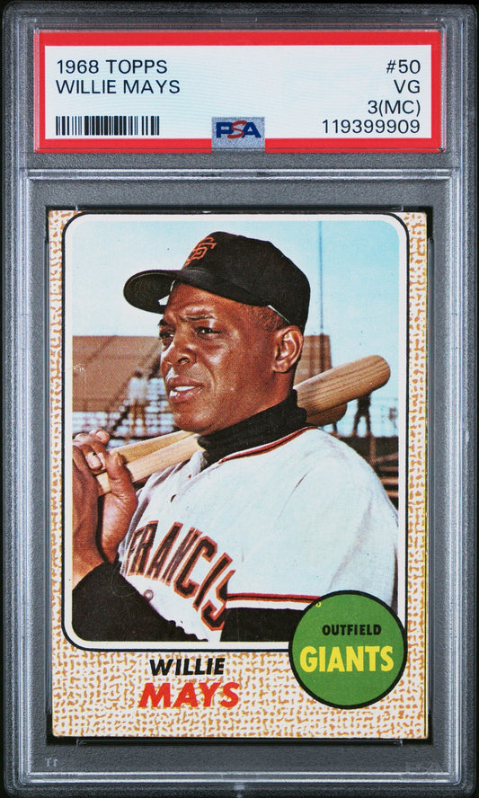 1968 Topps #50 Willie Mays