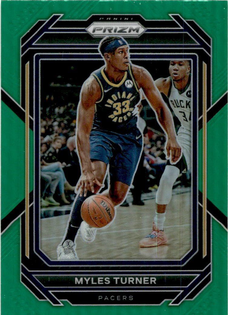 2022-23 Prizm Green #108 Myles Turner Pacers