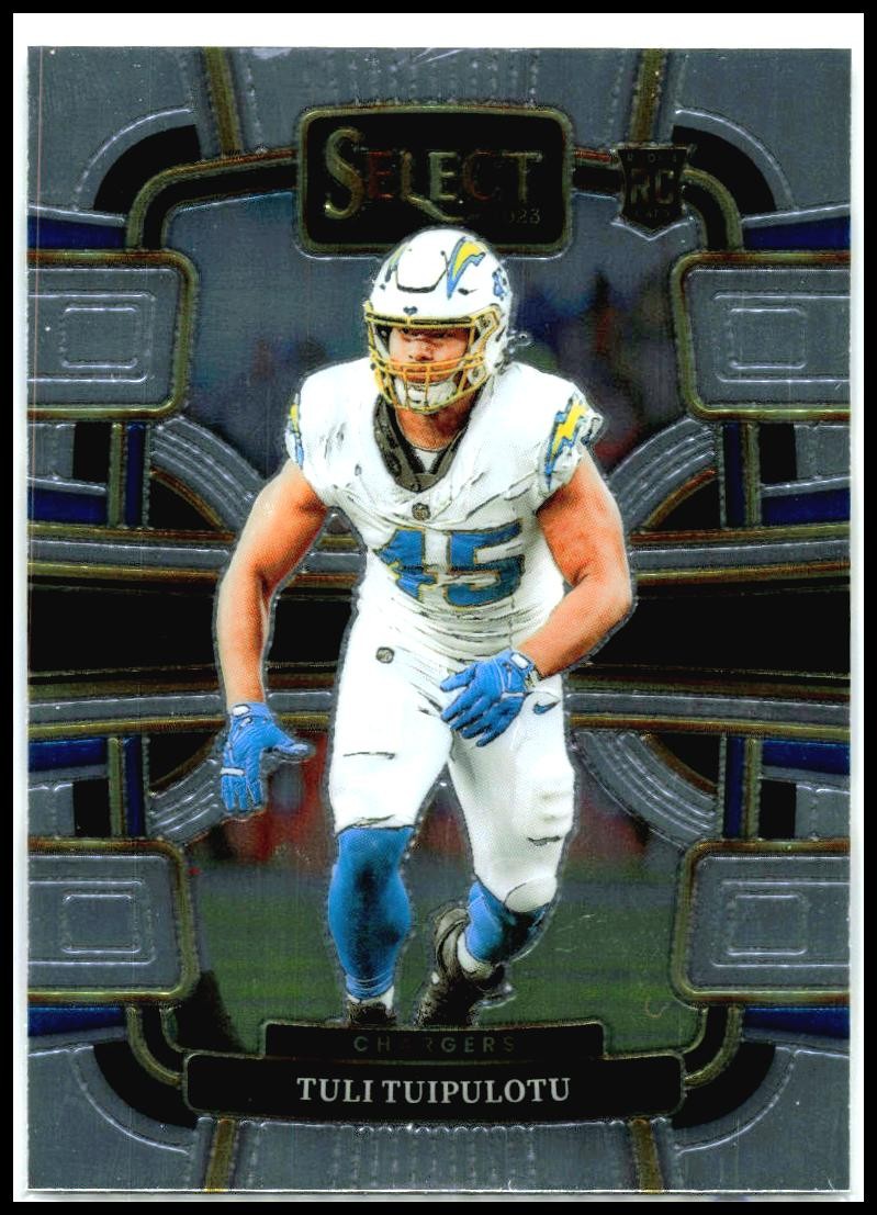 2023 Panini Select #53 Tuli Tuipulotu Rookie Los Angeles Chargers