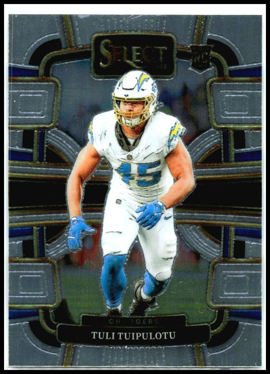 2023 Panini Select #53 Tuli Tuipulotu Rookie Los Angeles Chargers