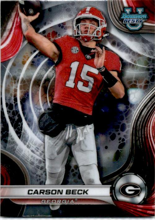 2024 Bowman's Best University #4 Carson Beck Georgia Bulldogs