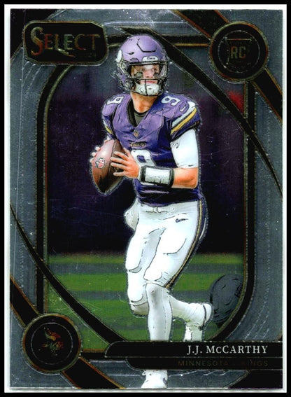 2024 Panini Select #246 J.J. McCarthy Rookie Minnesota Vikings