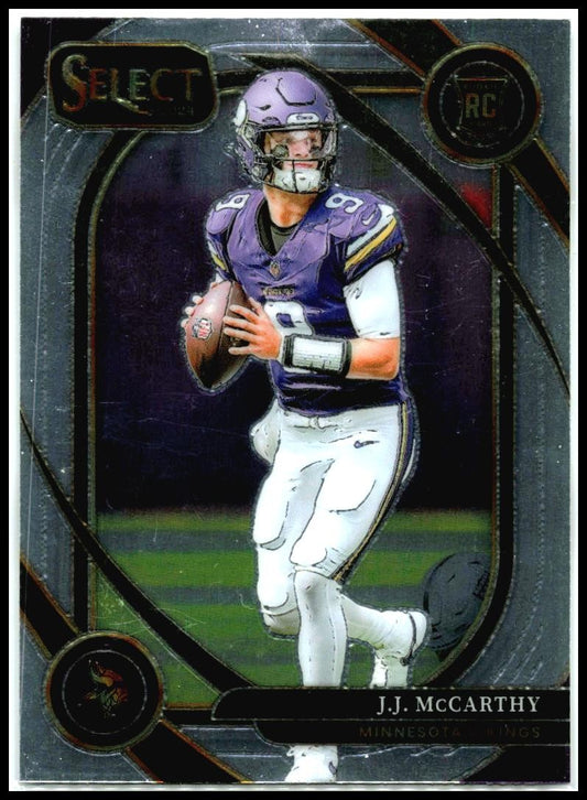 2024 Panini Select #246 J.J. McCarthy Rookie Minnesota Vikings