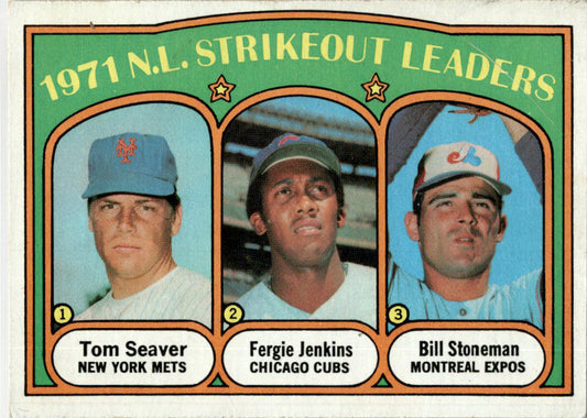 1972 Topps #95 1971 N.L. Strikeout Leaders