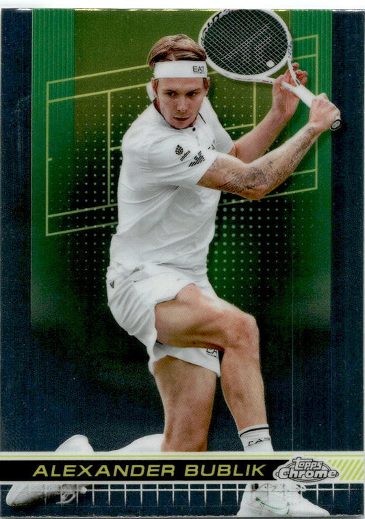2024 Topps Chrome Tennis #172 Alexander Bublik