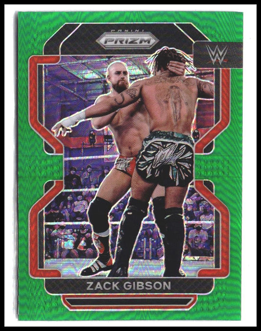 Zack Gibson #167 2022 Panini Prizm WWE Green