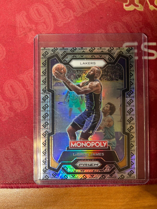 2023-24 Prizm Monopoly GO Space #40 Lebron James  SSP-LA LAKERS