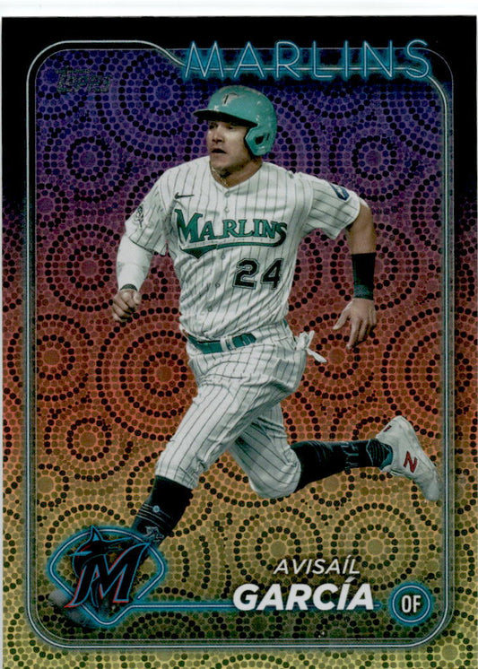 2024 Topps Summer Holiday #505 Avisail Garcia Miami Marlins