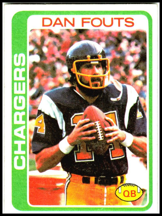 1978 Topps #499 Dan Fouts San Diego Chargers