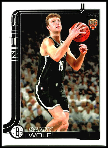 2025-26 Topps #227 Danny Wolf Rookie Brooklyn Nets