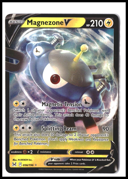 Magnezone V #056/196 SWSH11: Lost Origin Ultra Rare