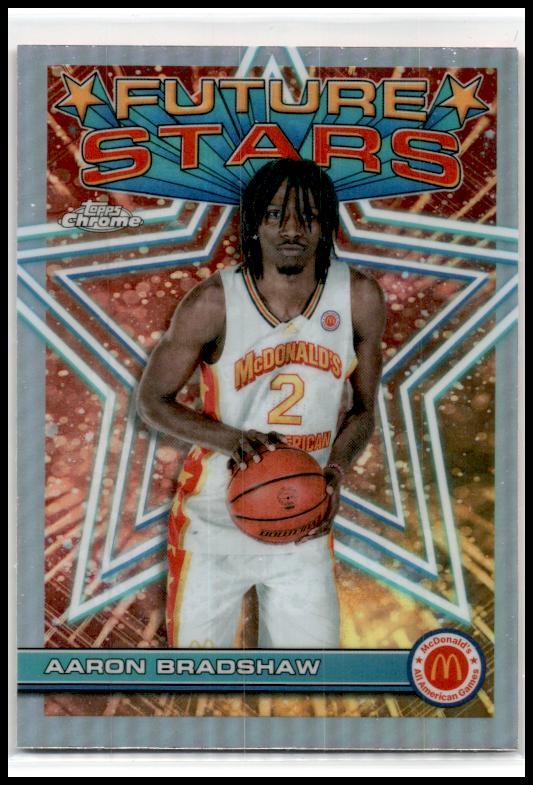 2023 Topps Chrome McDonald's All American Future Stars #FS-1 Aaron Bradshaw