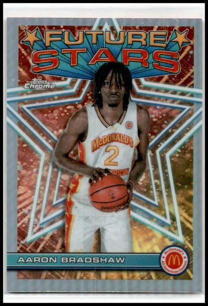 2023 Topps Chrome McDonald's All American Future Stars #FS-1 Aaron Bradshaw