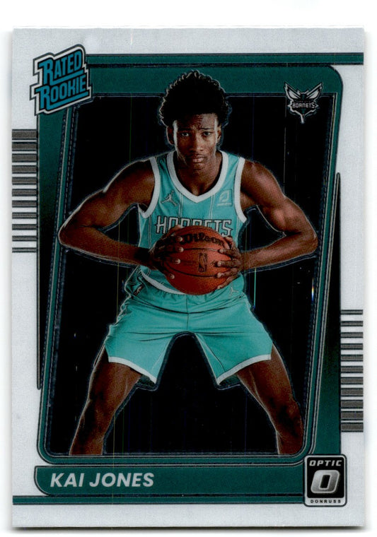 2021-22 Donruss Optic Rated Rookie Kai Jones Rookie Charlotte Hornets #182