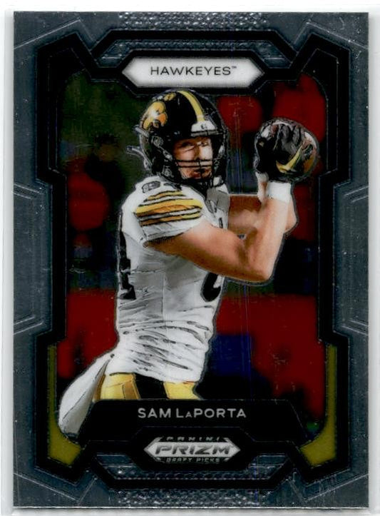 2024 Panini Prizm Draft Picks #45 Sam Laporta Iowa Hawkeyes