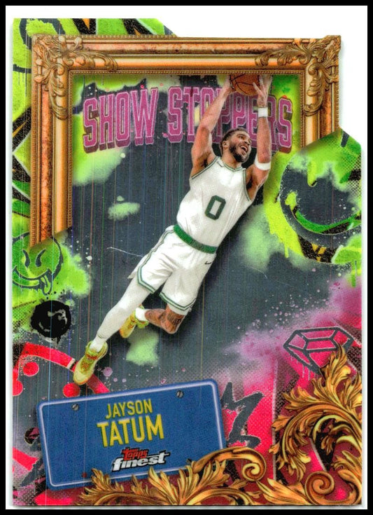 2024-25 Finest Showstoppers #S-4 Jayson Tatum Boston Celtics