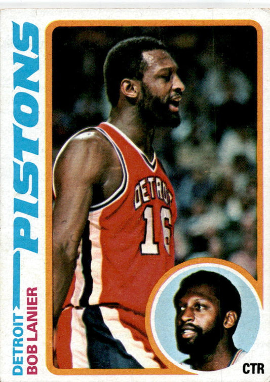 1978-79 Topps #125 Bob Lanier Detroit Pistons