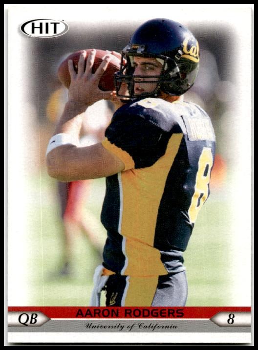 2005 SAGE HIT #8a Aaron Rodgers California Golden Bears