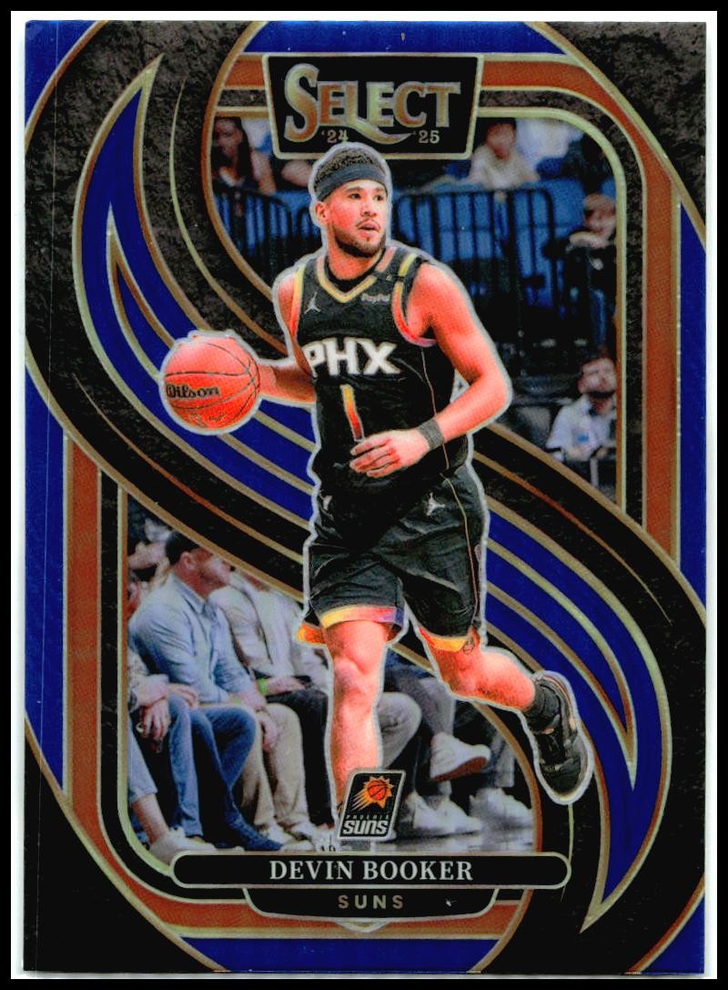 2024-25 Panini Select Blue #139 Devin Booker Phoenix Suns