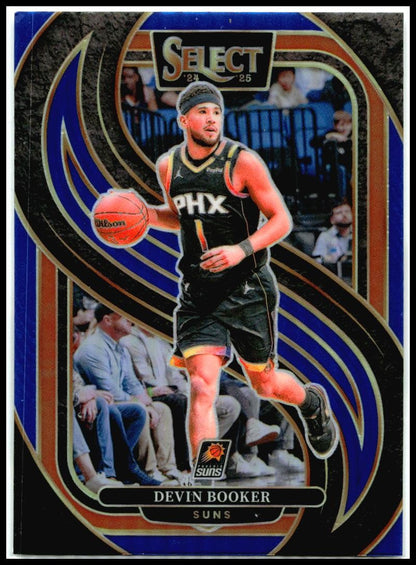 2024-25 Panini Select Blue #139 Devin Booker Phoenix Suns