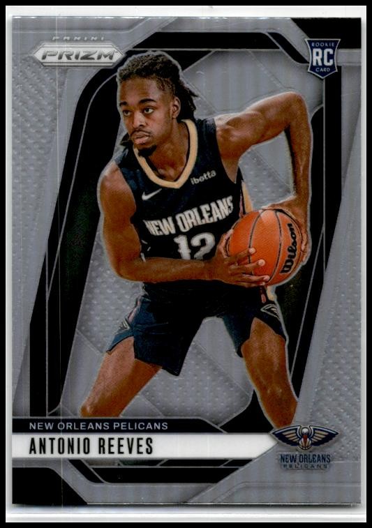 2024-25 Panini Prizm Prizms Silver #253 Antonio Reeves New Orleans Pelicans