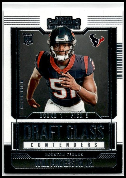 2023 Panini Contenders Draft Class Contenders #24 Will Anderson Jr. Texans