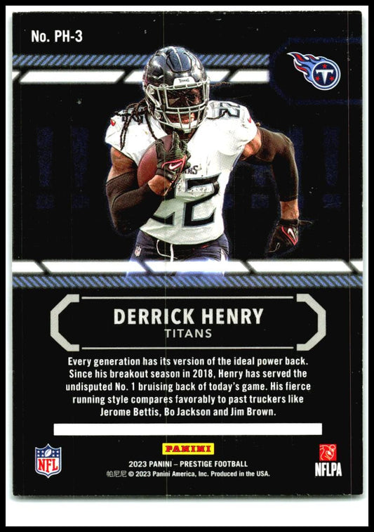 2023 Prestige Power House #167 Derrick Henry Rookie Titans
