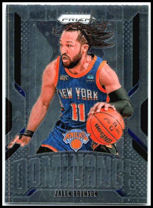 2024-25 Panini Prizm Dominance #17 Jalen Brunson New York Knicks