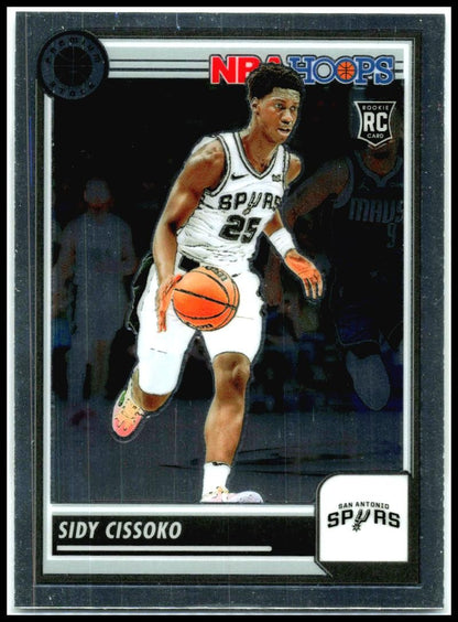 2023-24 hoops premium stock #143 Sidy Cissoko Rookie San Antonio Spurs