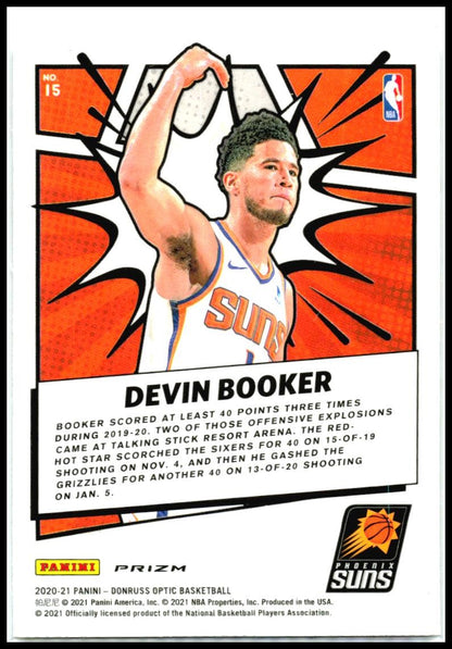 2020-21 Donruss Optic My House Holo #15 Devin Booker Phoenix Suns