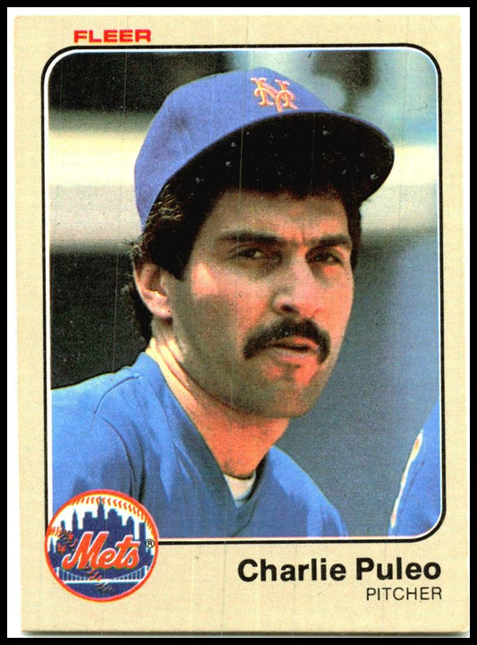 1983 Fleer #552 Charlie Puleo Rookie New York Mets