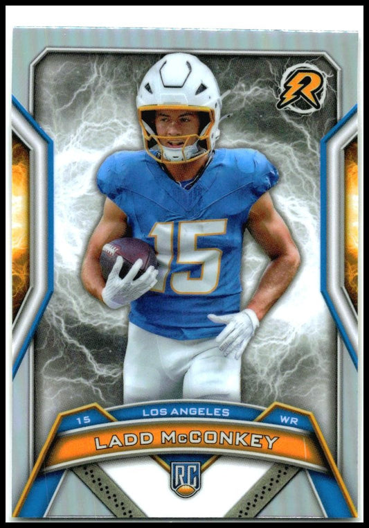 2024 Topps Resurgence Refractor #154 Ladd McConkey Rookie Los Angeles Chargers