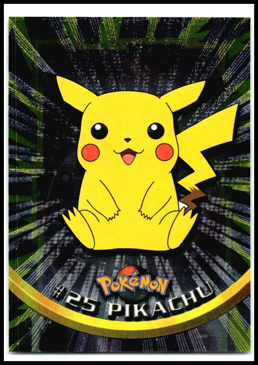 2000 Topps Chrome Pokemon #25 Pikachu