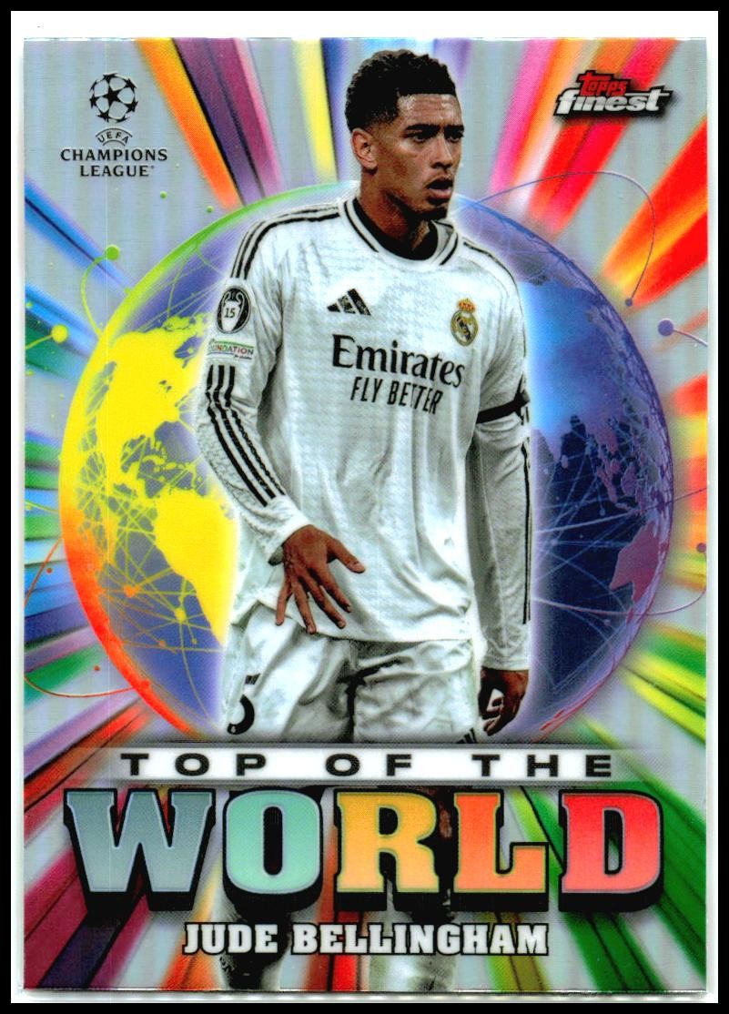 2024-25 Topps Finest UEFA Top of the World #TW-3 Jude Bellingham