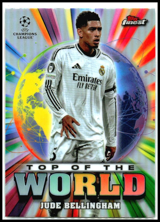 2024-25 Topps Finest UEFA Top of the World #TW-3 Jude Bellingham