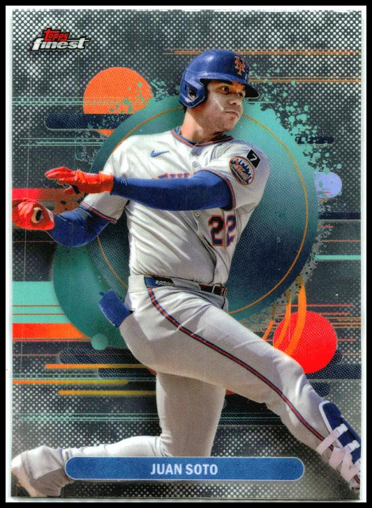 2025 Topps Finest #185 Juan Soto Mets