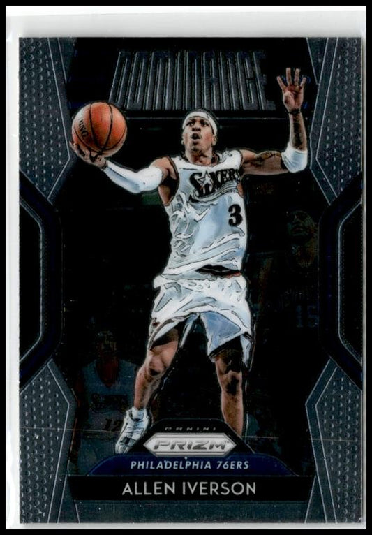 2018-19 Panini Prizm Dominance #19 Allen Iverson Philadelphia 76ers