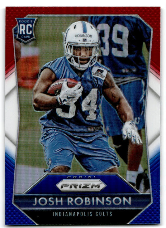 2015 Red White & Blue Prizm Josh Robinson Rookie Indianapolis Colts #252